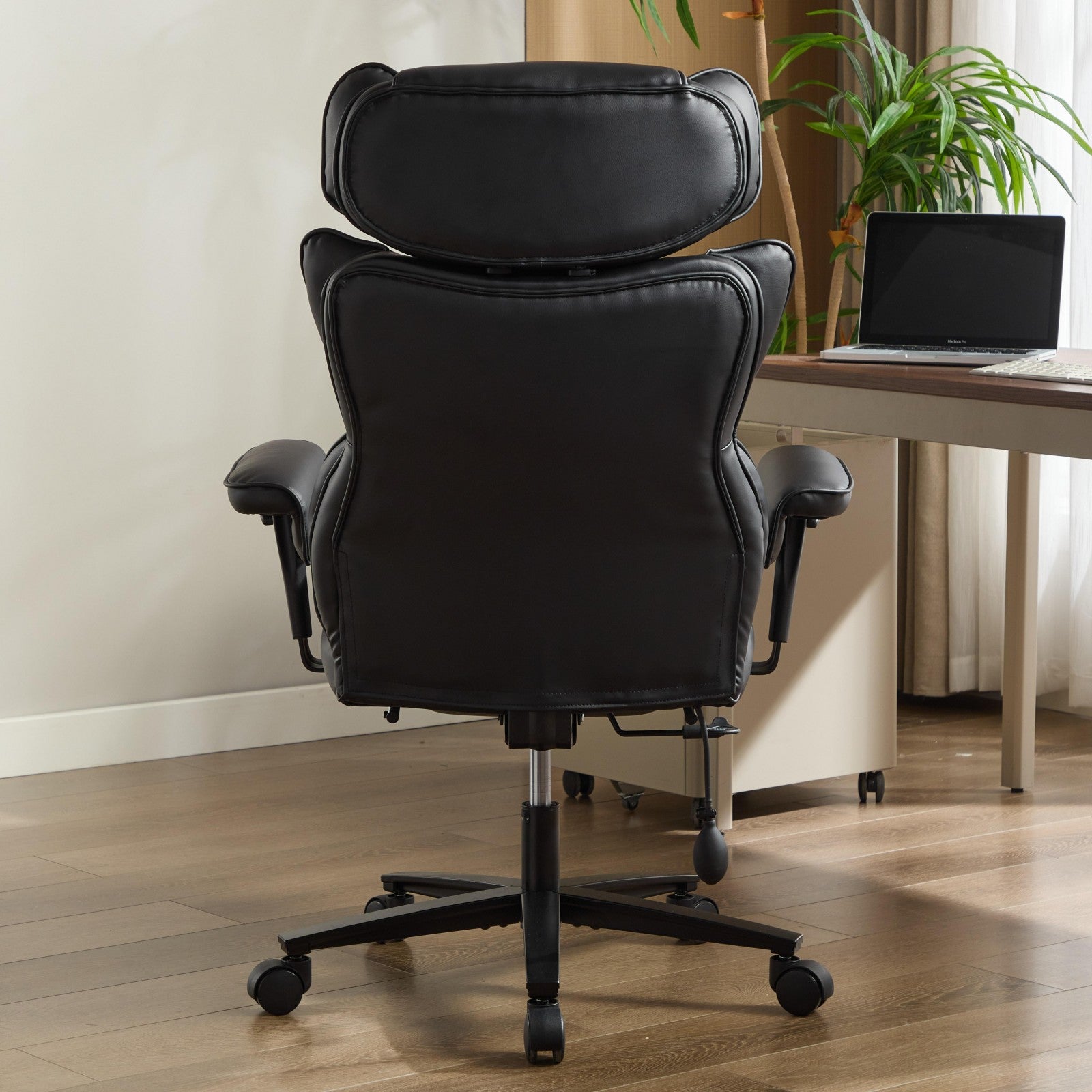Big and Tall Leather Office Chair L9