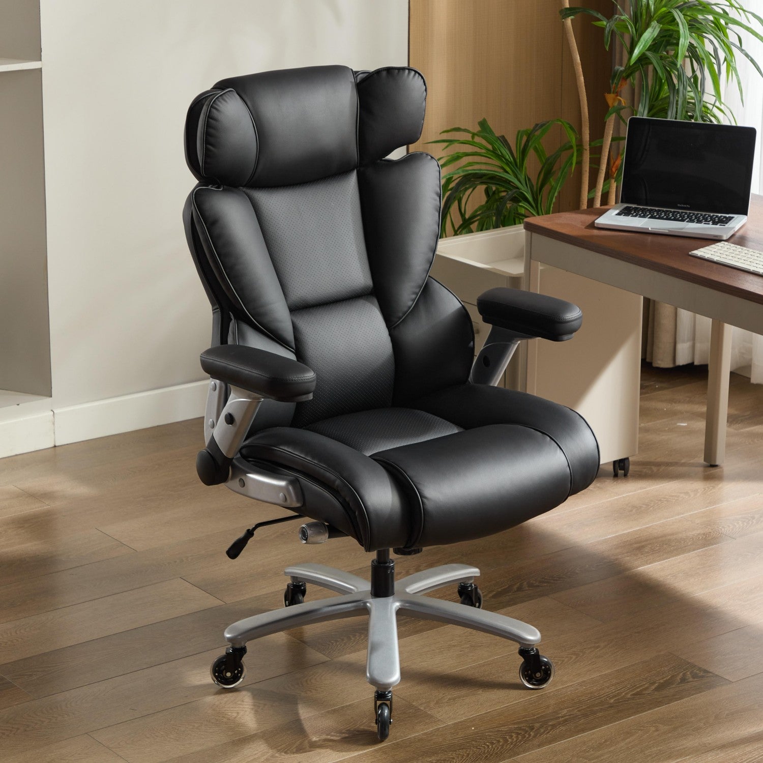 Big and Tall Leather Office Chair L10