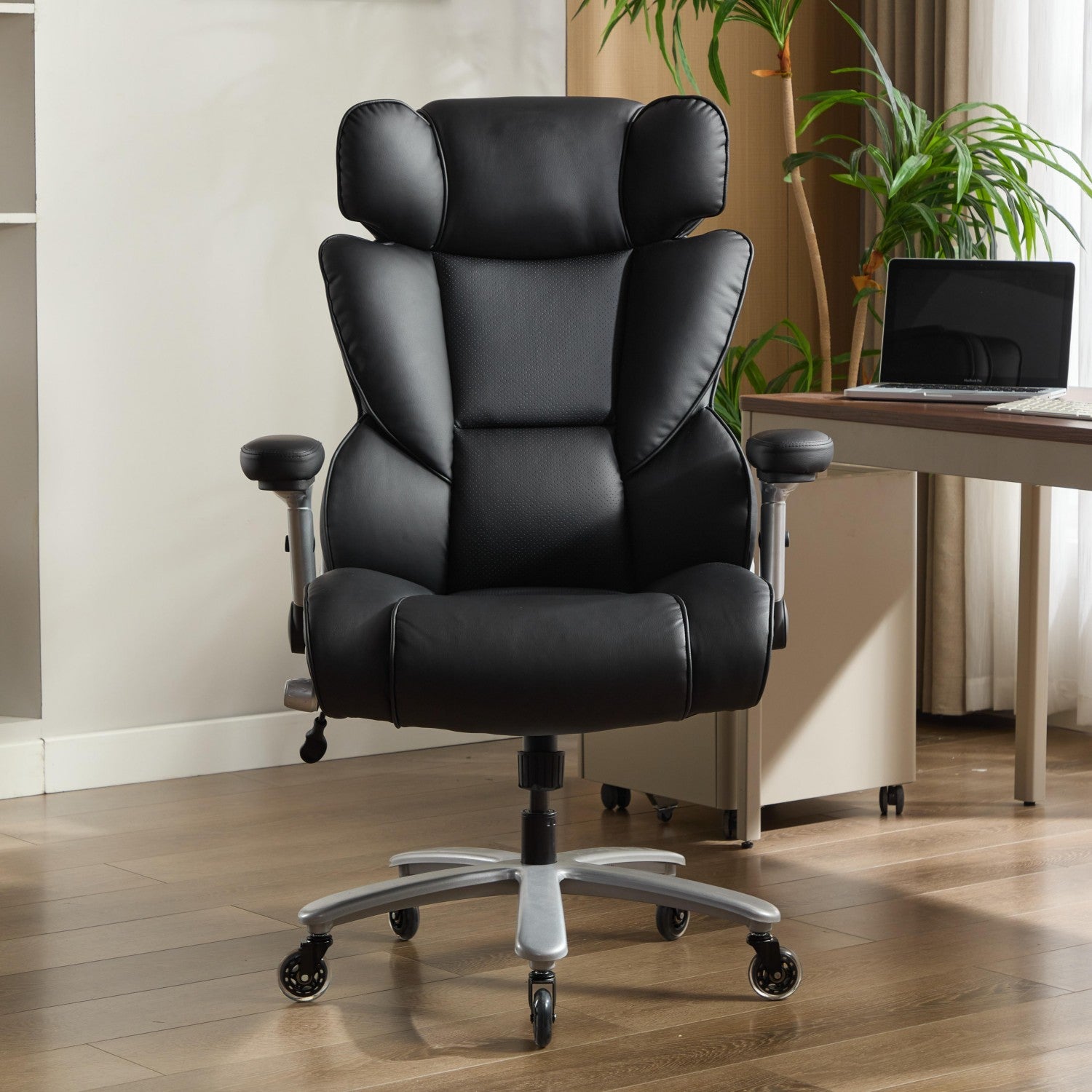 Big and Tall Leather Office Chair L10