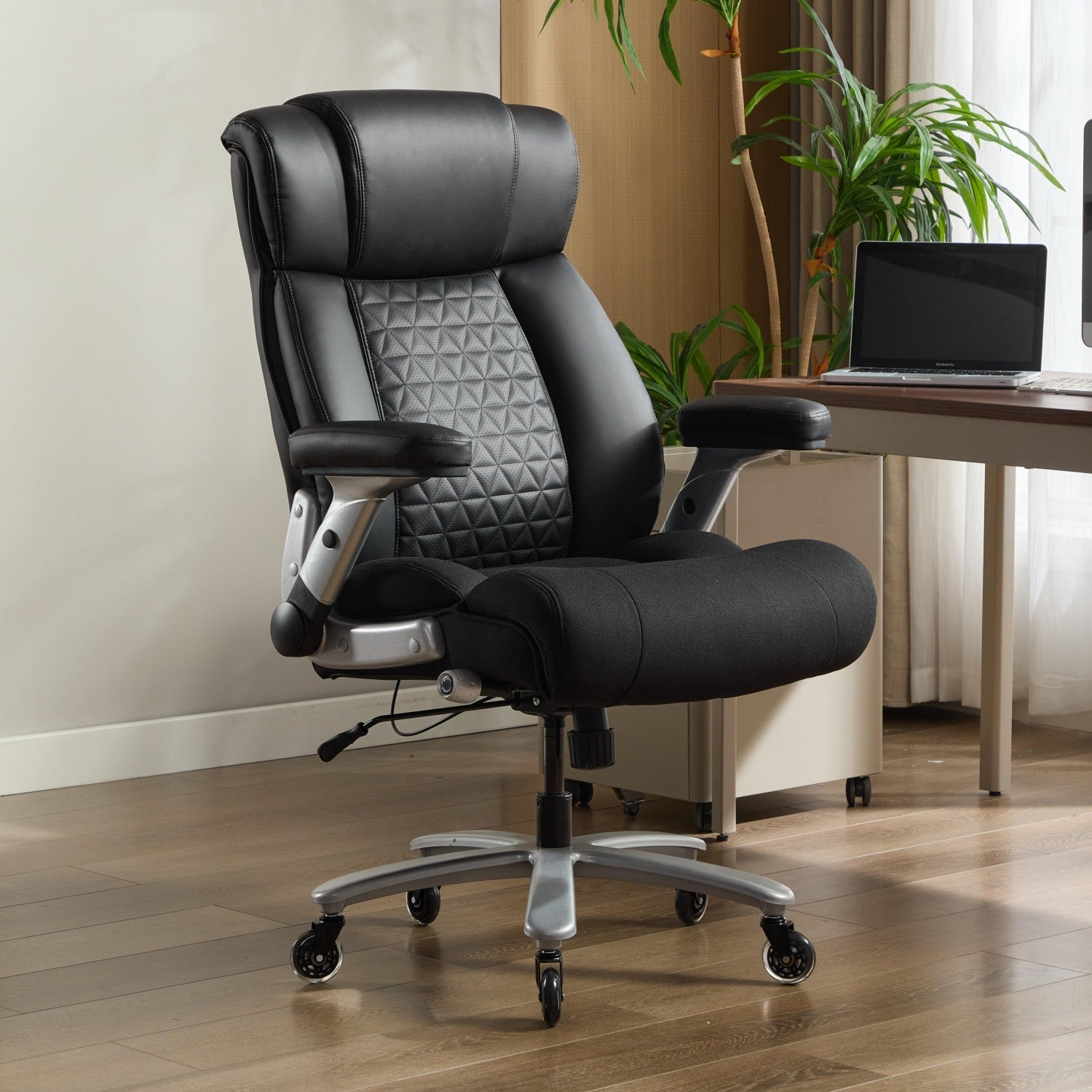 Big and Tall Leather Office Chair L11