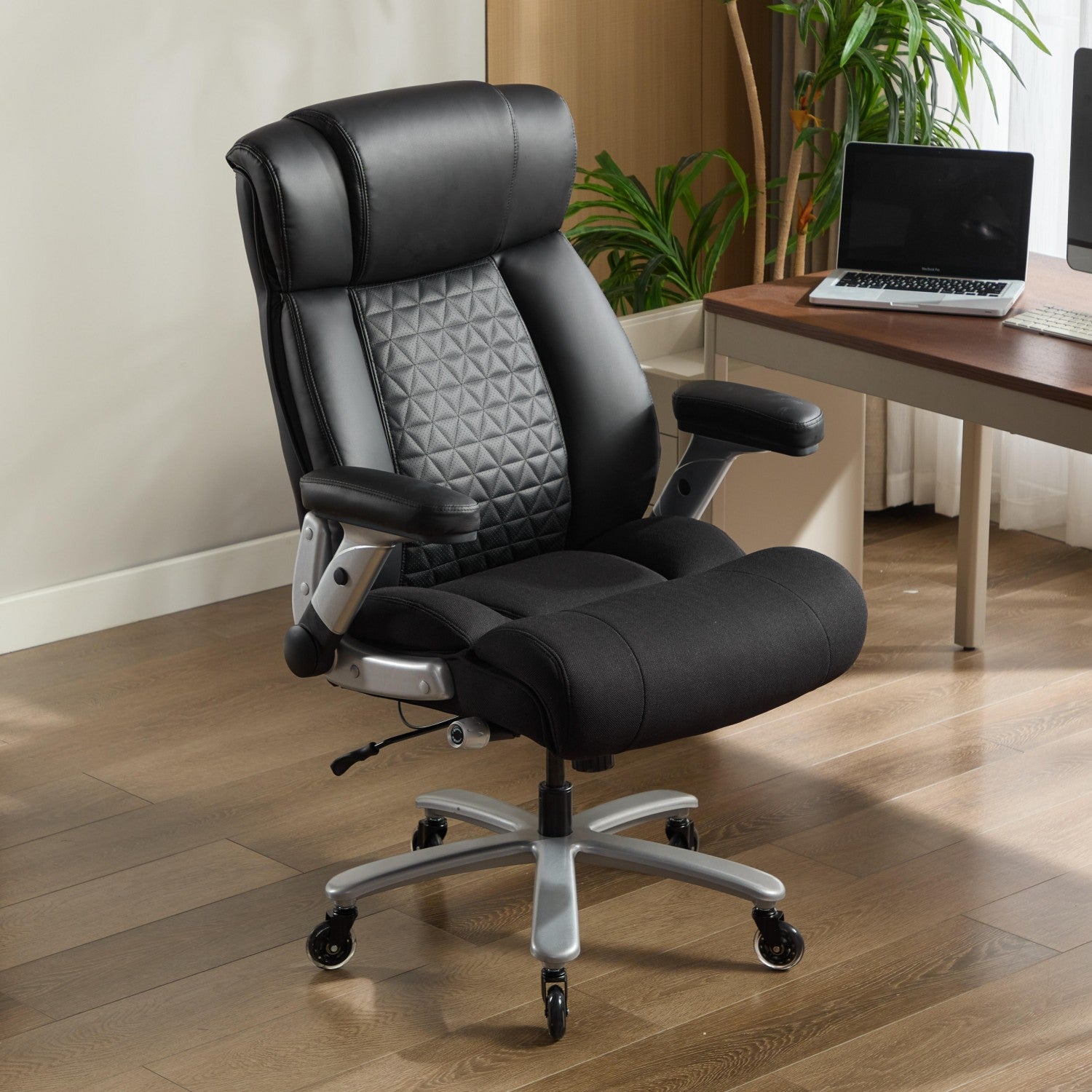 Big and Tall Leather Office Chair L11