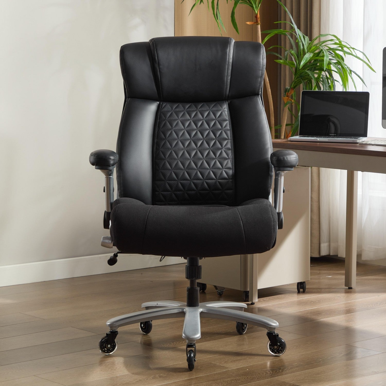 Big and Tall Leather Office Chair L11